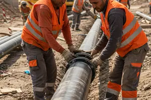        عمال مد الأنابيب (المواسير) والسباكة      